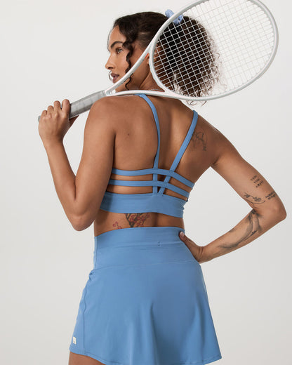 Yosemite Longline Bra Light French Blue Sports Bra | Vuori discount - US 3996