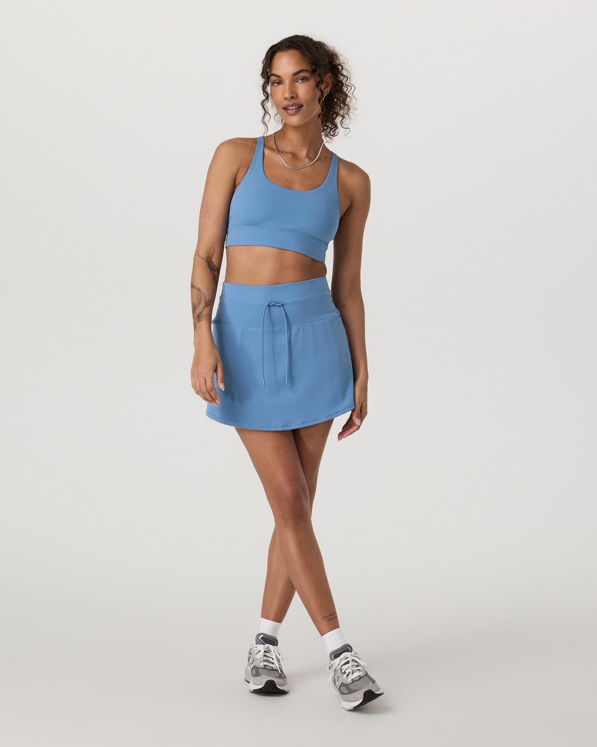 Yosemite Longline Bra Light French Blue Sports Bra | Vuori discount - US 3996