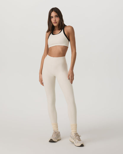 Elevation Racer Bra Women's Bone Heather Sports Bra | Vuori discount - US 5307