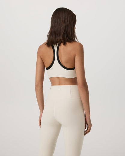 Elevation Racer Bra Women's Bone Heather Sports Bra | Vuori discount - US 5307