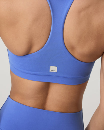Vuori AllTheForm™ High Neck Bra Bright Iris Sports Bra | Vuori sale - US 2817