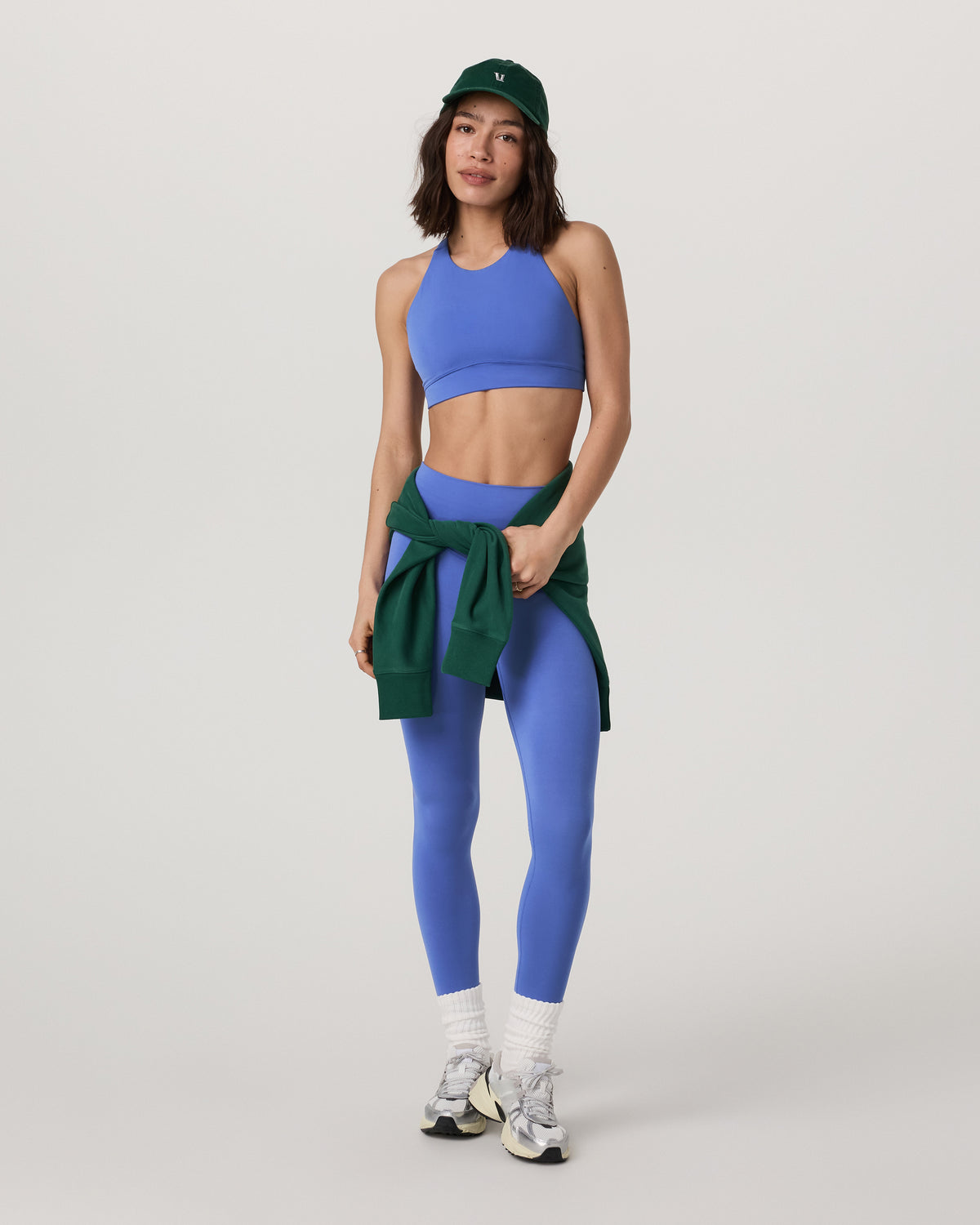 Vuori AllTheForm™ High Neck Bra Bright Iris Sports Bra | Vuori sale - US 2817
