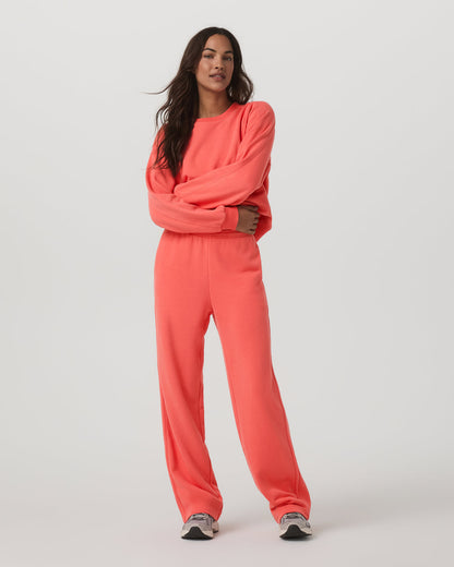 Sedona Straight Leg Sweatpant Women's Bright Coral Pant | Vuori for sale - US 2634
