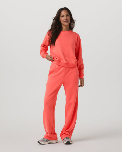 Sedona Straight Leg Sweatpant Women's Bright Coral Pant | Vuori for sale - US 2634