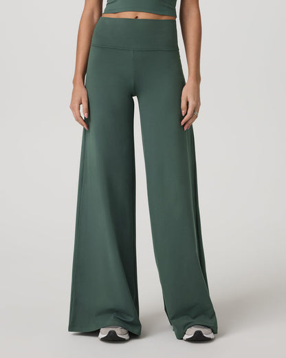Halo Easy Wideleg Pant - Long Women's Agate Green Pants | Vuori shop - US 3790