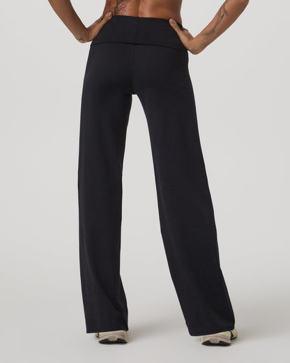Granite Foldover Straight Leg Women's Black Heather Pant | Vuori sale - US 5964
