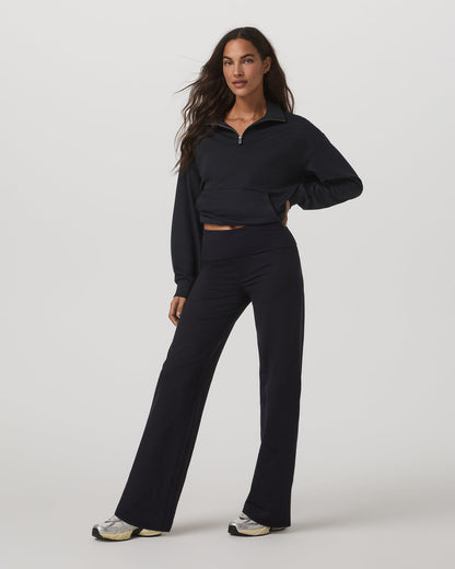 Granite Foldover Straight Leg Women's Black Heather Pant | Vuori sale - US 5964