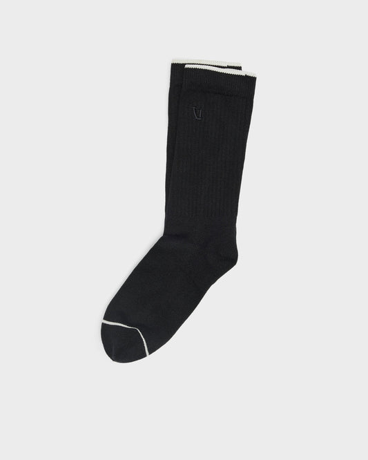 V1 Crew Sock Black Crew Socks Clothing | Vuori sale - US 1363