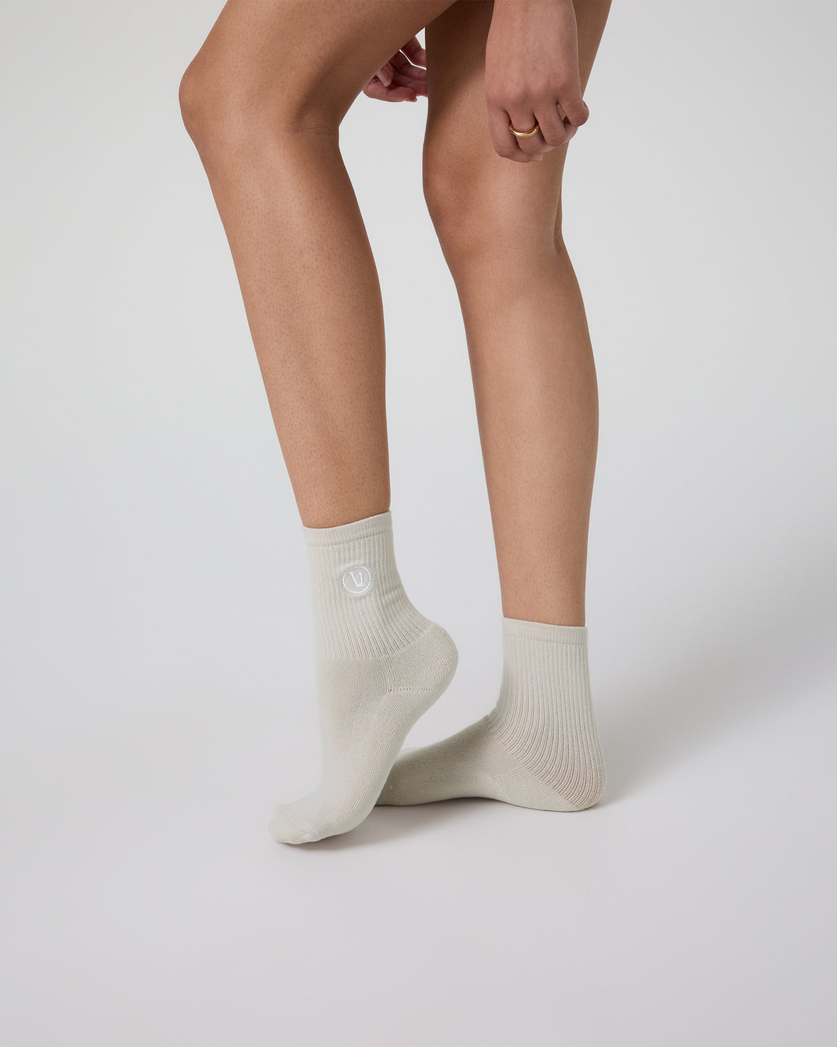 Half Crew Sock Salt Heather | Vuori discount - US 6592