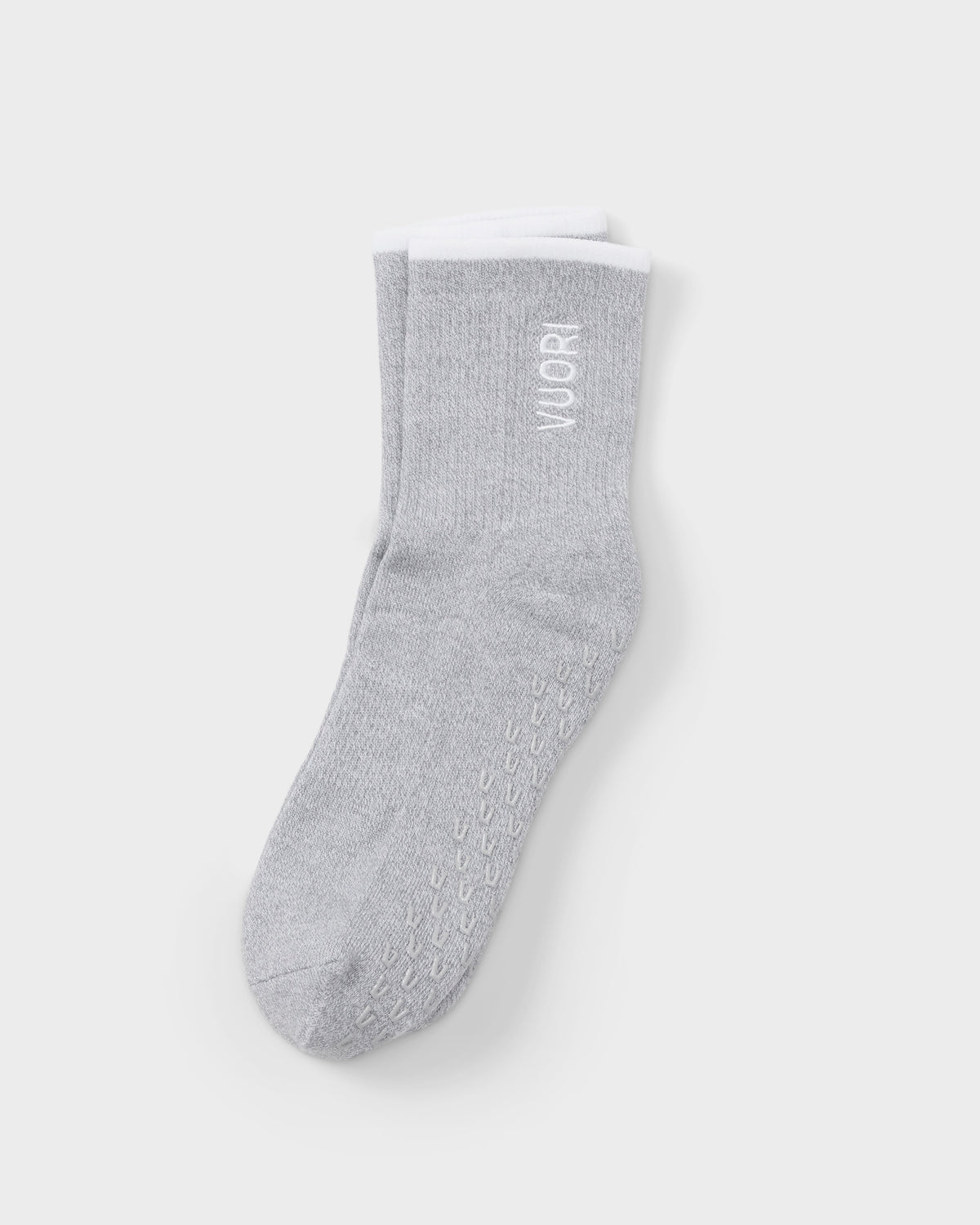 Half Crew Gripper Sock Light Heather Grey Grip | Vuori shop - US 8745
