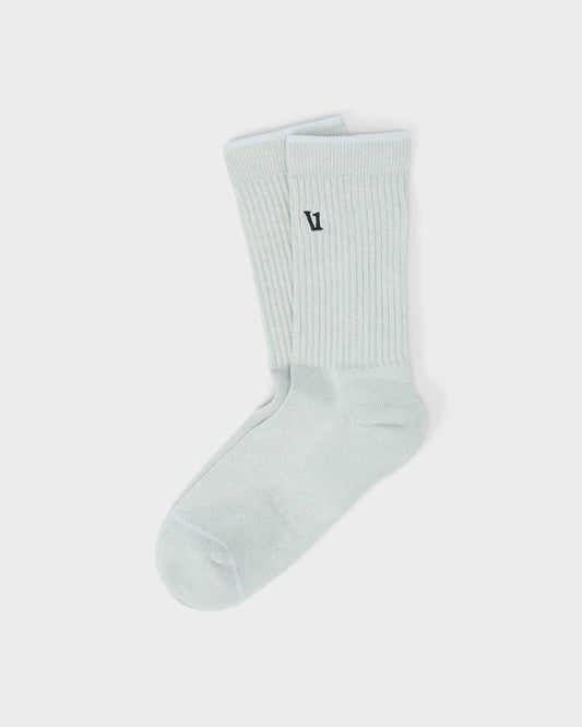V1 Crew Sock 2.0 Storm Blue Heather Performance Socks | Vuori shop - US 3164