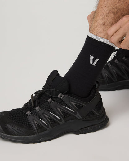 Performance Crew Sock Black Crew Socks | Vuori online - US 4210