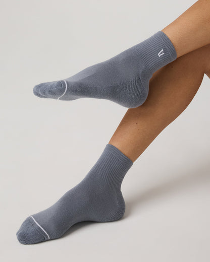 Quarter Crew V1 Sock Slate Blue Crew Socks | Vuori for sale - US 1955