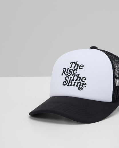 The Rise The Shine Trucker Hat Black Trucker Hat | Vuori for sale - US 7611