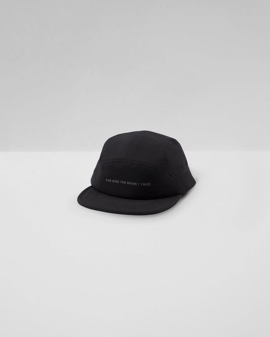 Trail Run Cap Black 7-Panel Running Hat | Vuori shop - US 2280