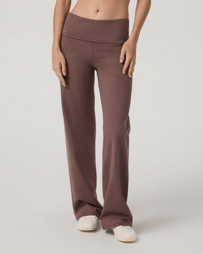 Granite Foldover Straight Leg Women's Sable Heather Pant | Vuori online - US 1654