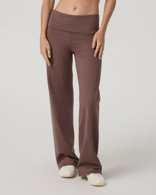 Granite Foldover Straight Leg Women's Sable Heather Pant | Vuori online - US 1654