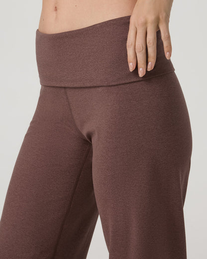 Granite Foldover Straight Leg Women's Sable Heather Pant | Vuori online - US 1654