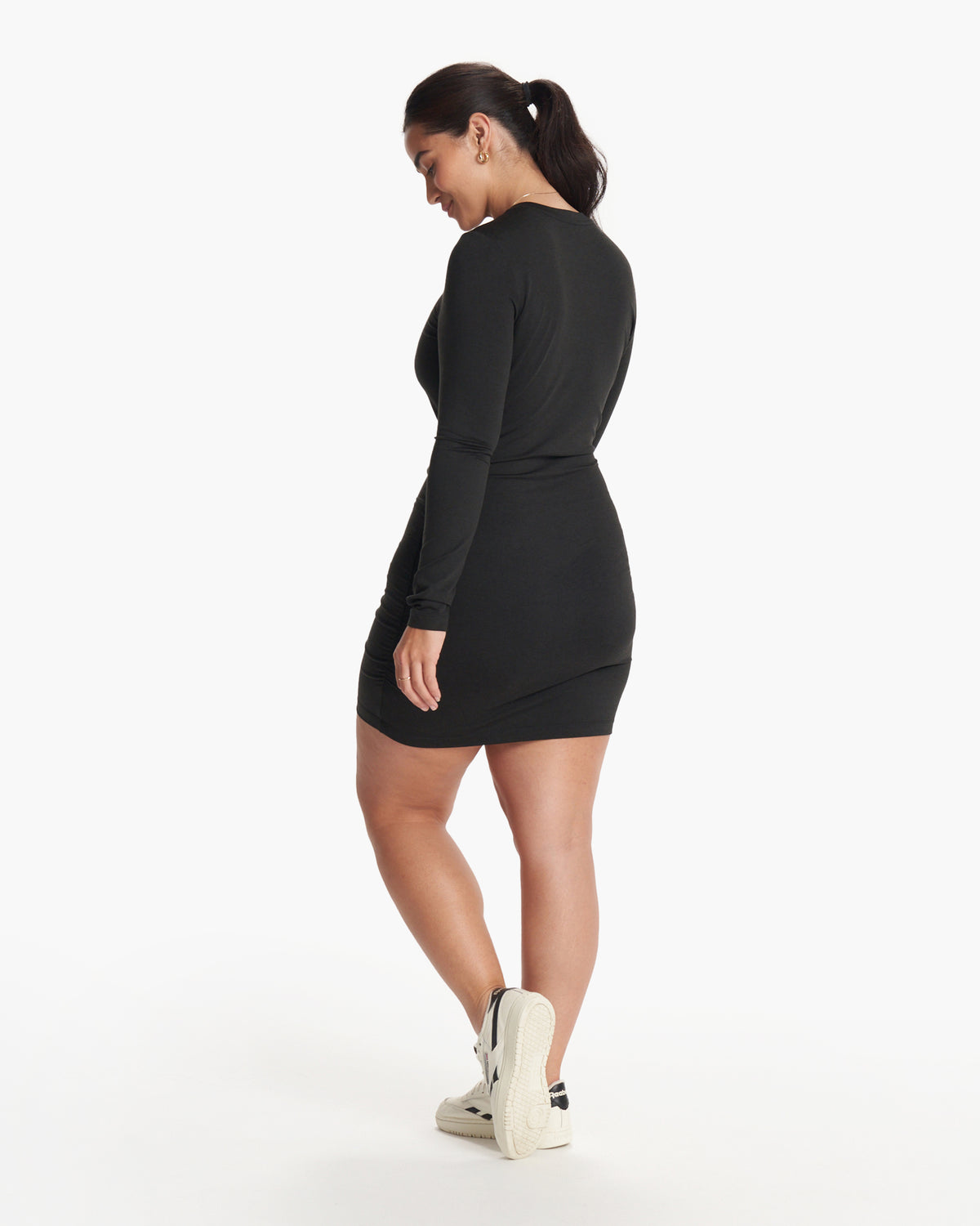 Long Sleeve Halo Essential Dress Black Heather | Vuori shop - US 9772