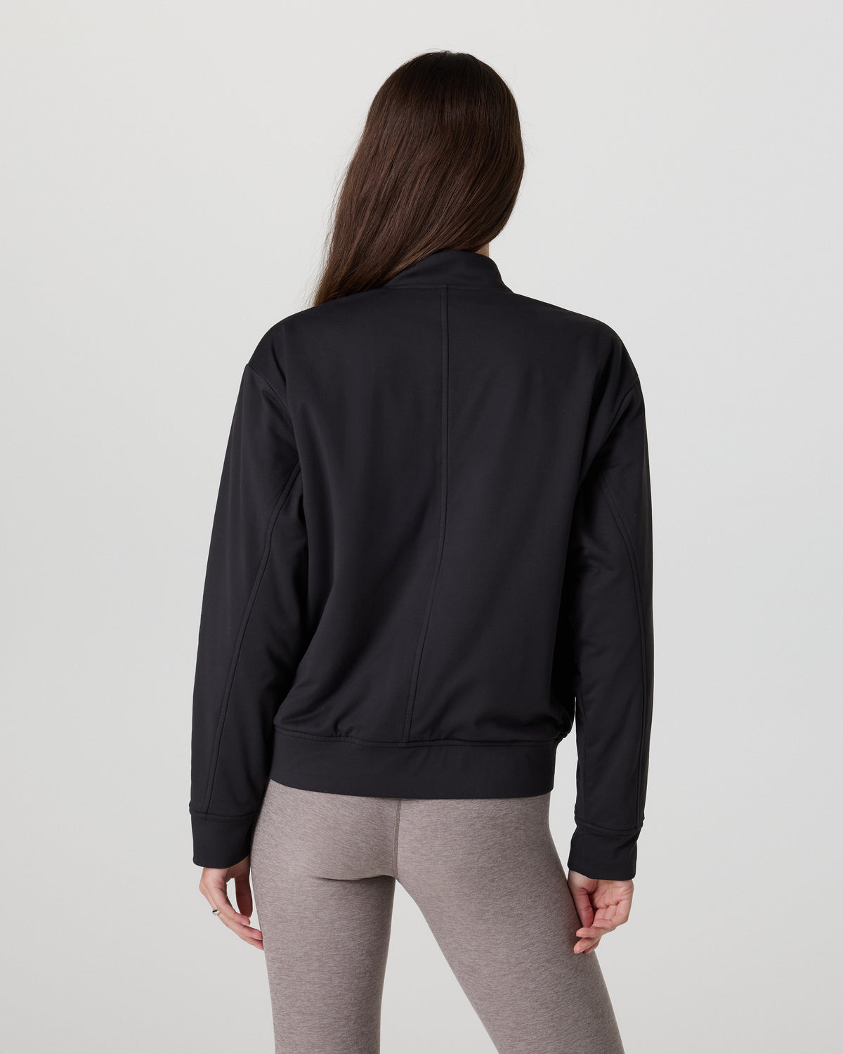 Halo Basin Bomber Women's Solid Black Jacket | Vuori onsale - US 6597