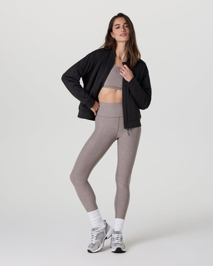 Halo Basin Bomber Women's Solid Black Jacket | Vuori onsale - US 6597