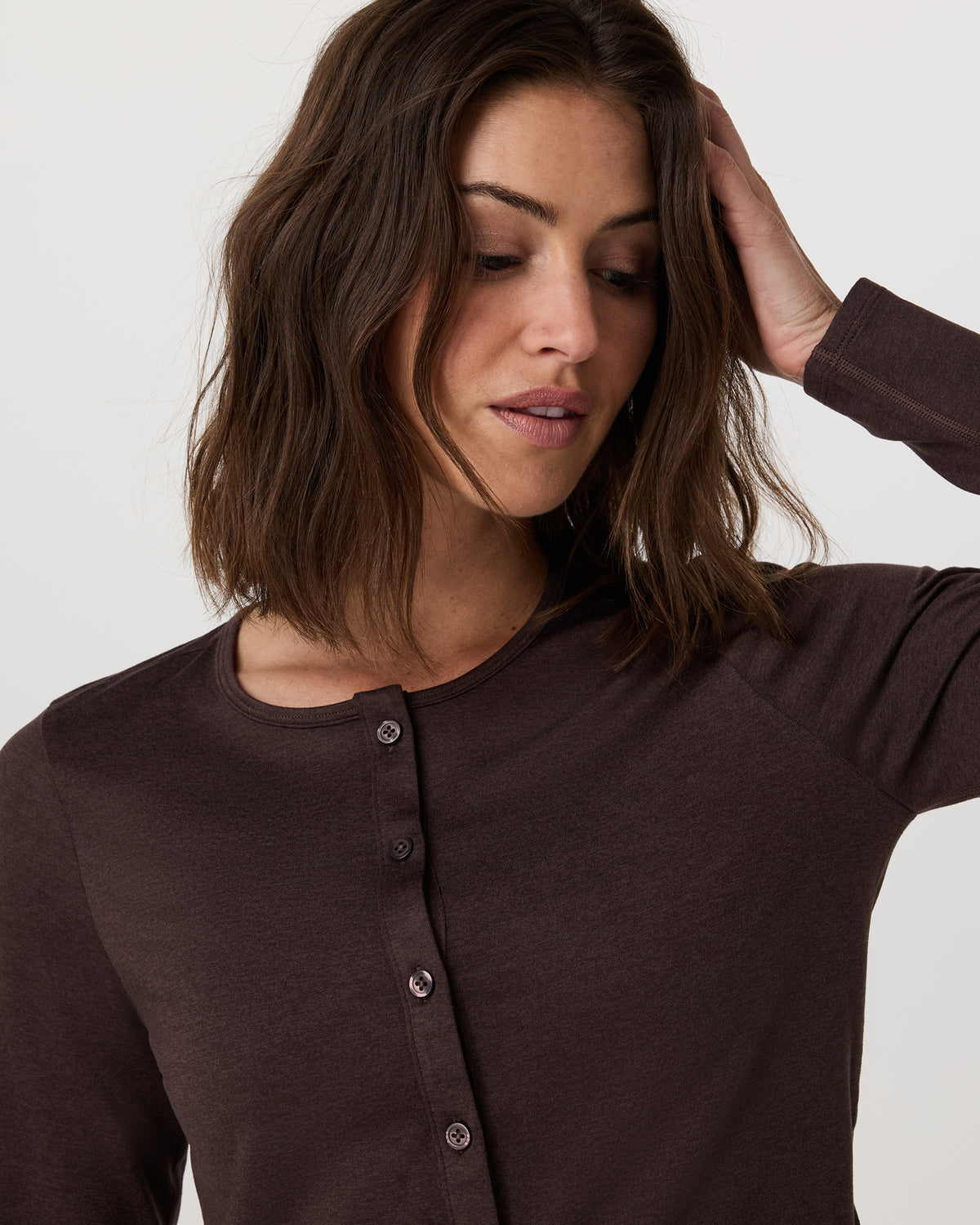 Halo Cardigan 2.0 Java Heather | Vuori online - US 1169