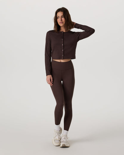 Halo Cardigan 2.0 Java Heather | Vuori online - US 1169