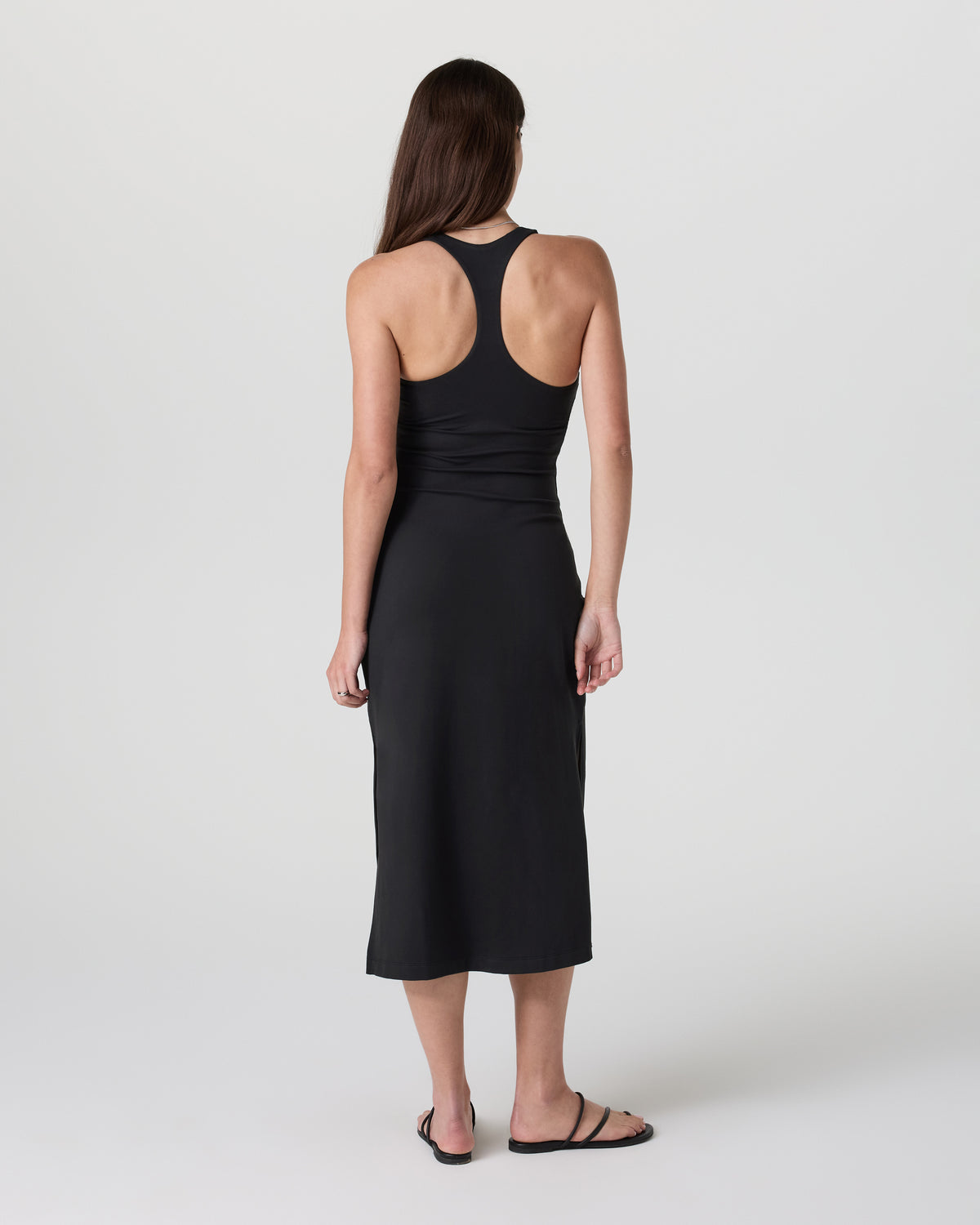 Halo Racerback Dress Solid Black | Vuori shop - US 3217