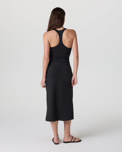 Halo Racerback Dress Solid Black | Vuori shop - US 3217
