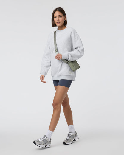Restore Oversized Crew 2.0 Pale Grey Heather | Vuori outlet - US 3446