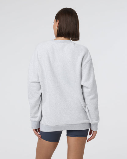 Restore Oversized Crew 2.0 Pale Grey Heather | Vuori outlet - US 3446
