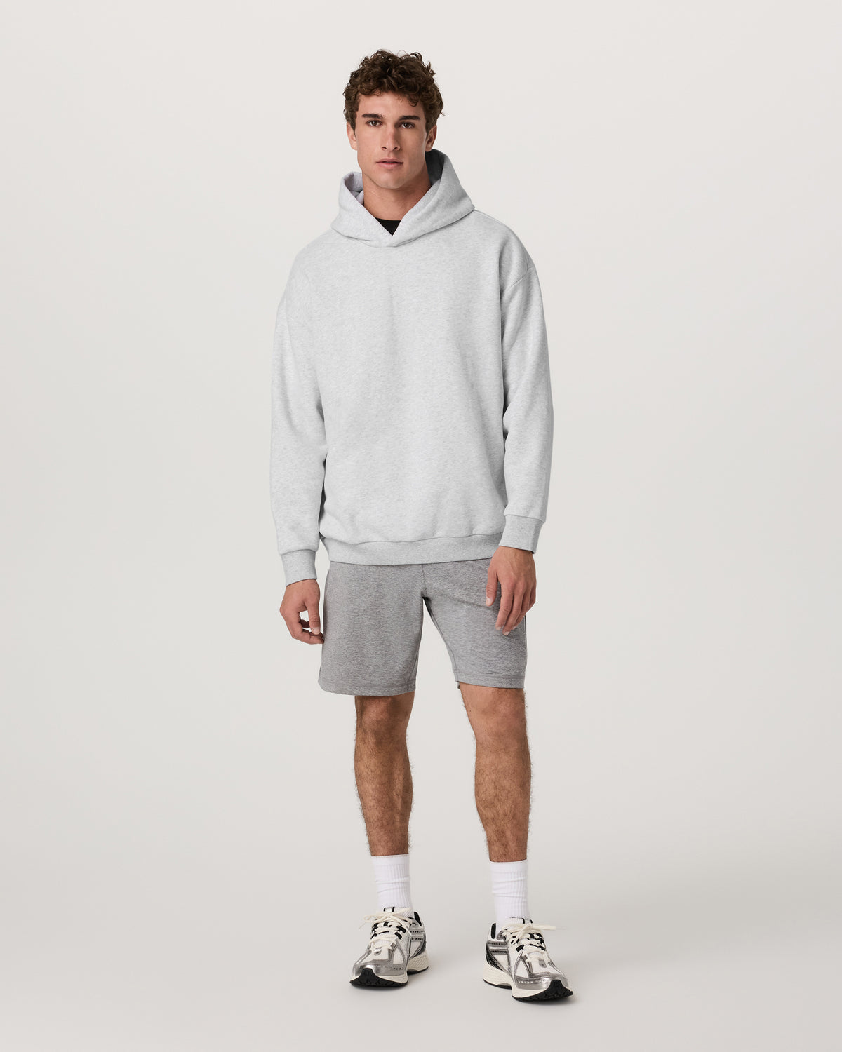 Restore Oversized Hoodie Pale Grey Heather | Vuori shop - US 3236