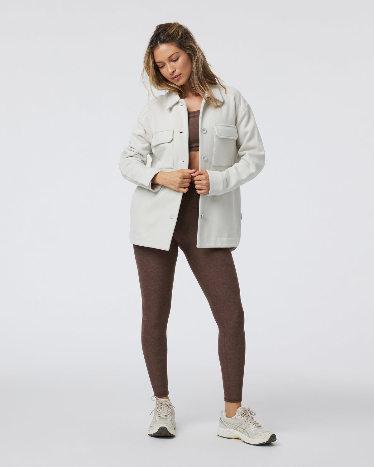 Restore Shirt Jacket Salt French Terry Shirt | Vuori sale - US 1509
