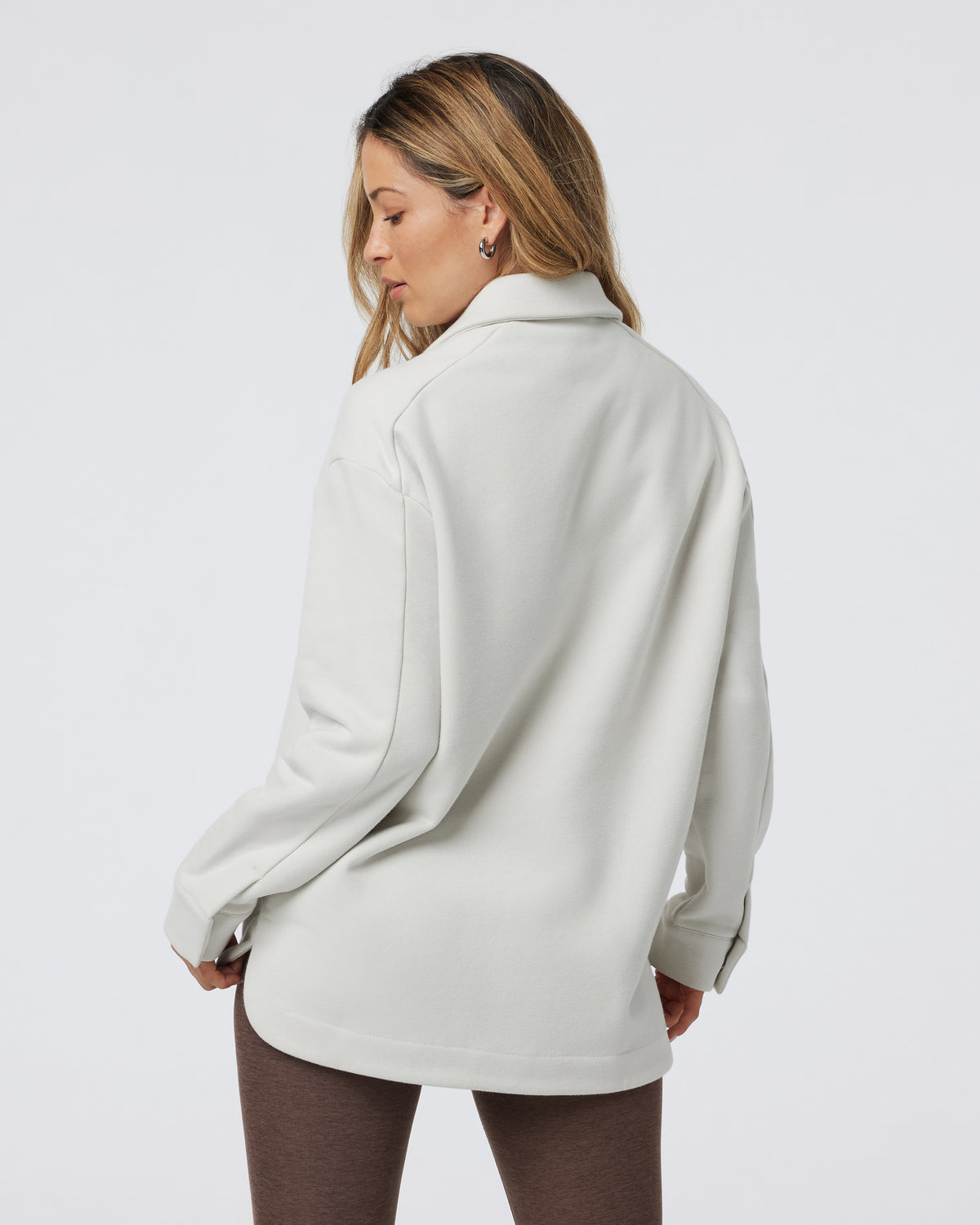 Restore Shirt Jacket Salt French Terry Shirt | Vuori sale - US 1509