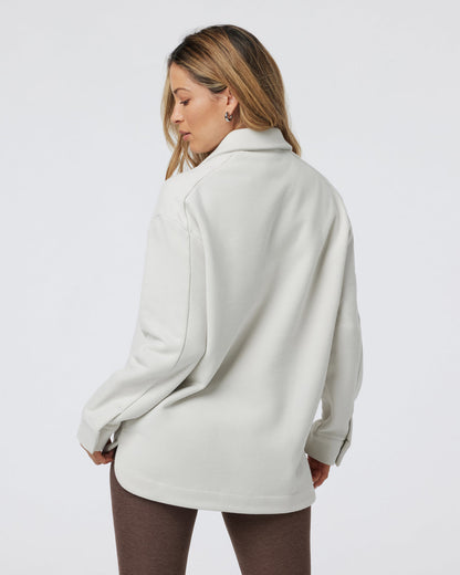 Restore Shirt Jacket Salt French Terry Shirt | Vuori sale - US 1509
