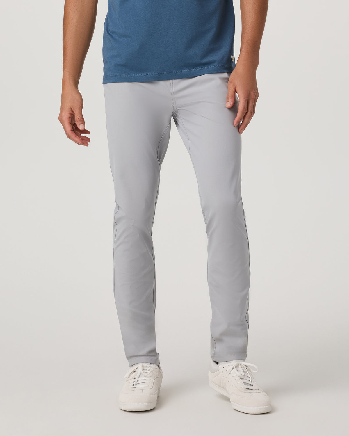 Meta Pant Athletic Slim Fit 32" Sea Fog 5-Pocket Pants | Vuori for sale - US 5079