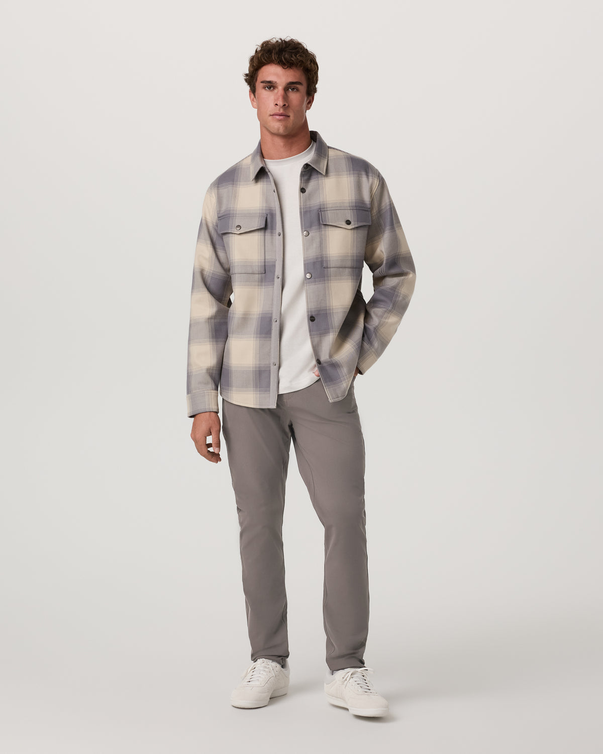 Meta Pant Athletic Slim Fit 30" Men's Warm Grey Pants | Vuori online - US 8978