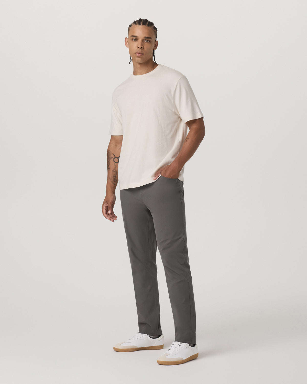 Meta Pant Classic Fit 32" Men's Warm Grey 5-Pocket Pants | Vuori shop - US 7028