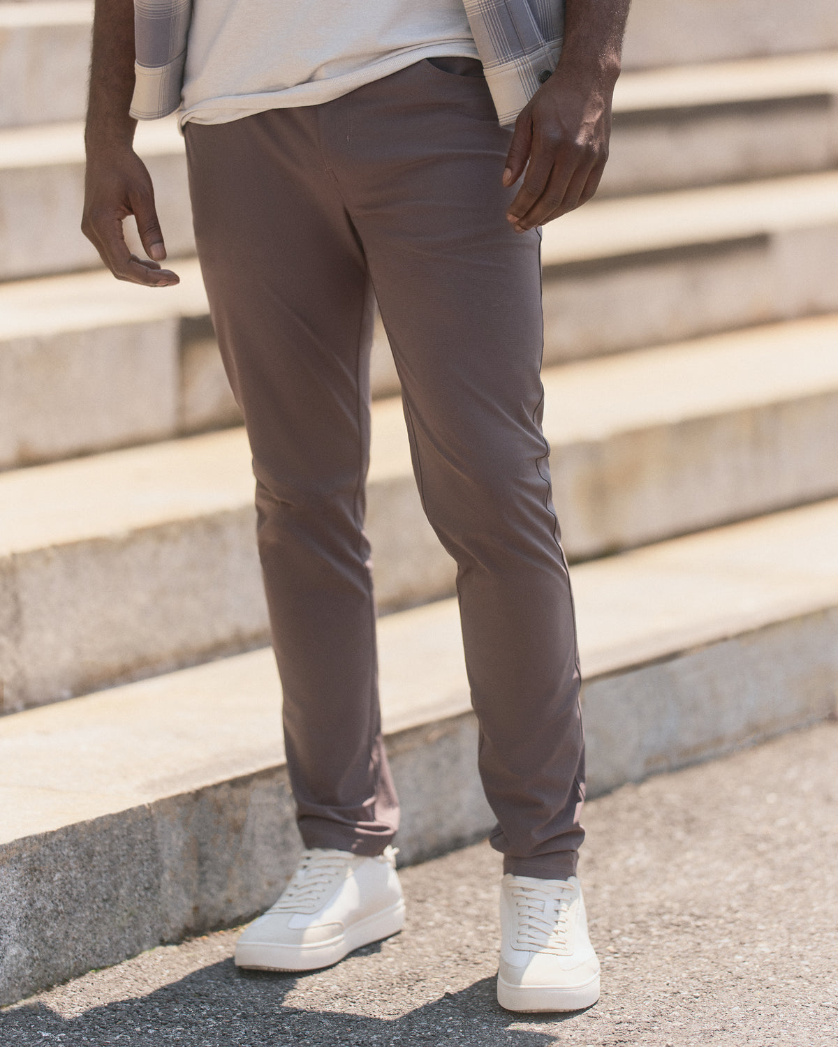 Meta Pant Athletic Slim Fit 32" Warm Grey 5-Pocket Pants | Vuori sale - US 9666