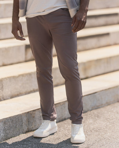 Meta Pant Athletic Slim Fit 32" Warm Grey 5-Pocket Pants | Vuori sale - US 9666