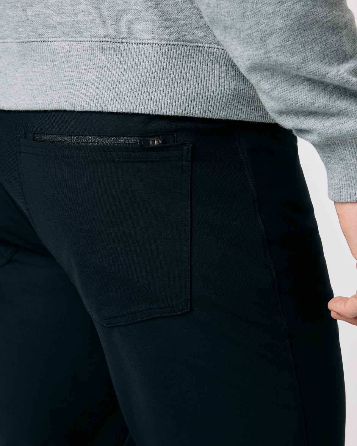 Meta Pant - 34 Men's Tall Black 5-Pocket Pants | Vuori sale - US 5617