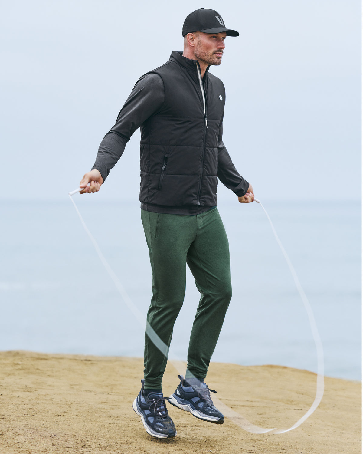 Ponto Performance Jogger Men's Spruce Heather Pant | Vuori online - US 1281