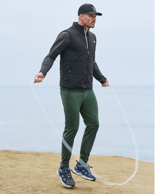 Ponto Performance Jogger Men's Spruce Heather Pant | Vuori online - US 1281