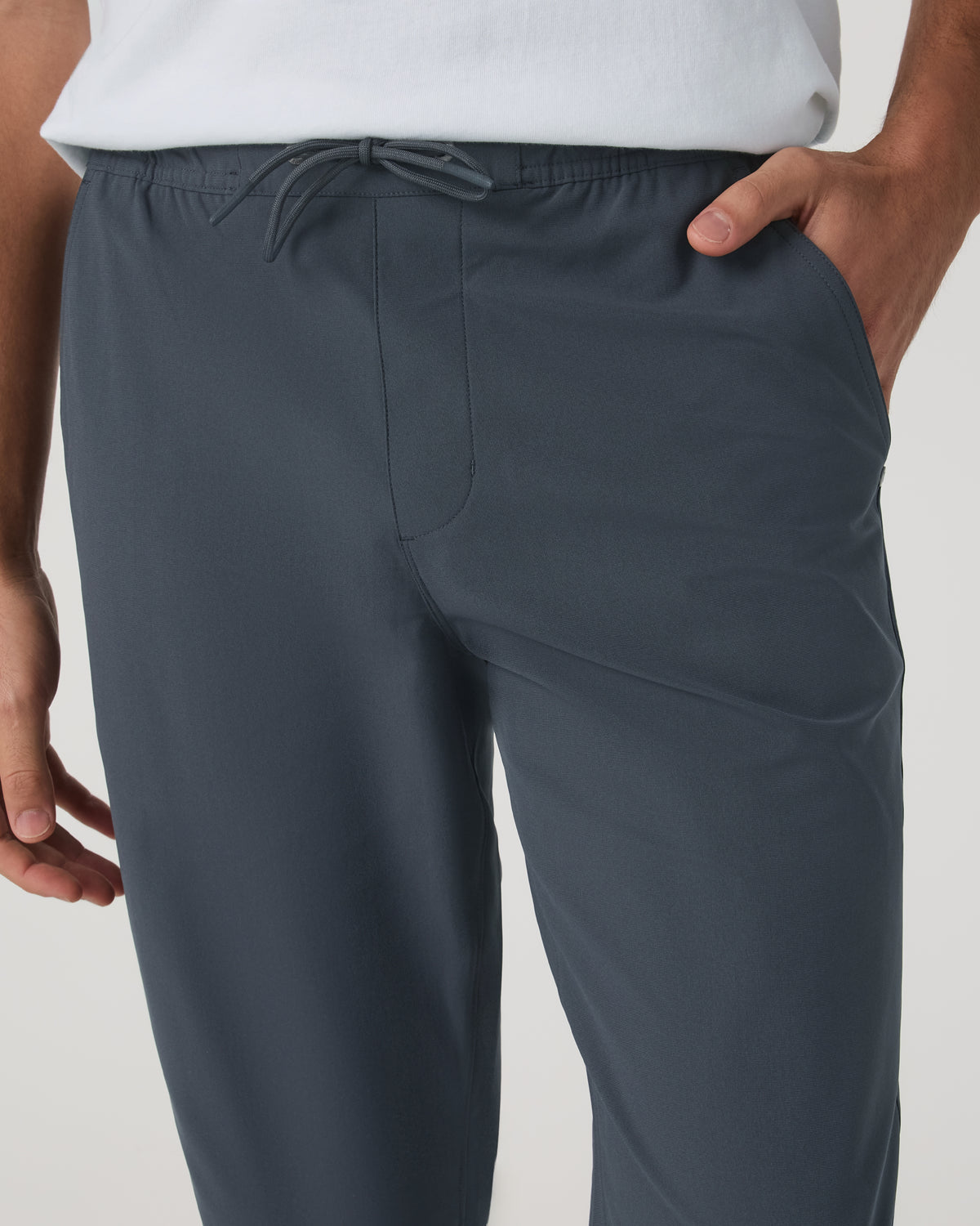 Meta Elastic Waist Pant Classic Fit Men's Charcoal Pants | Vuori outlet - US 3877