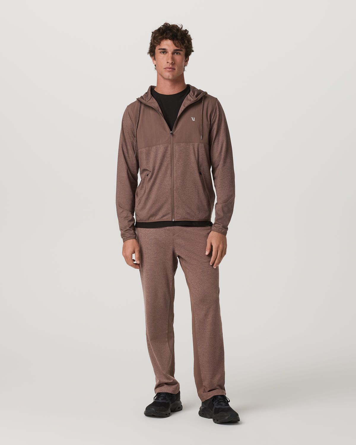 Men's Sunday Performance Track Pant 30" Sable Heather | Vuori for sale - US 5478