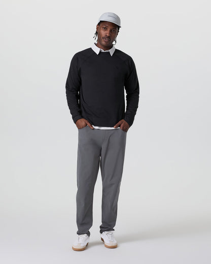 Meta Pant Classic Fit 34" Men's Charcoal 5-Pocket Pants | Vuori shop - US 3228