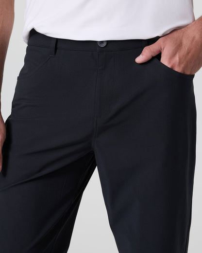 Meta Pant Classic Fit 34" Men's Black 5-Pocket Pants | Vuori online - US 8188
