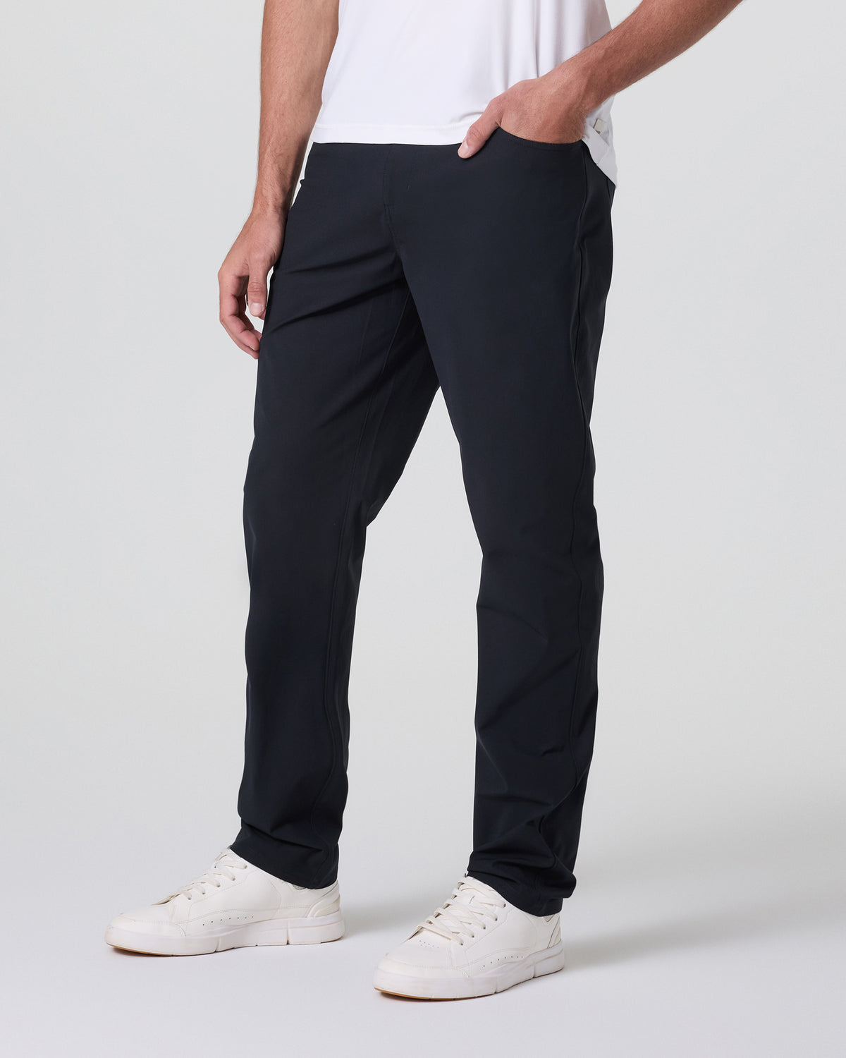 Meta Pant Classic Fit 34" Men's Black 5-Pocket Pants | Vuori online - US 8188