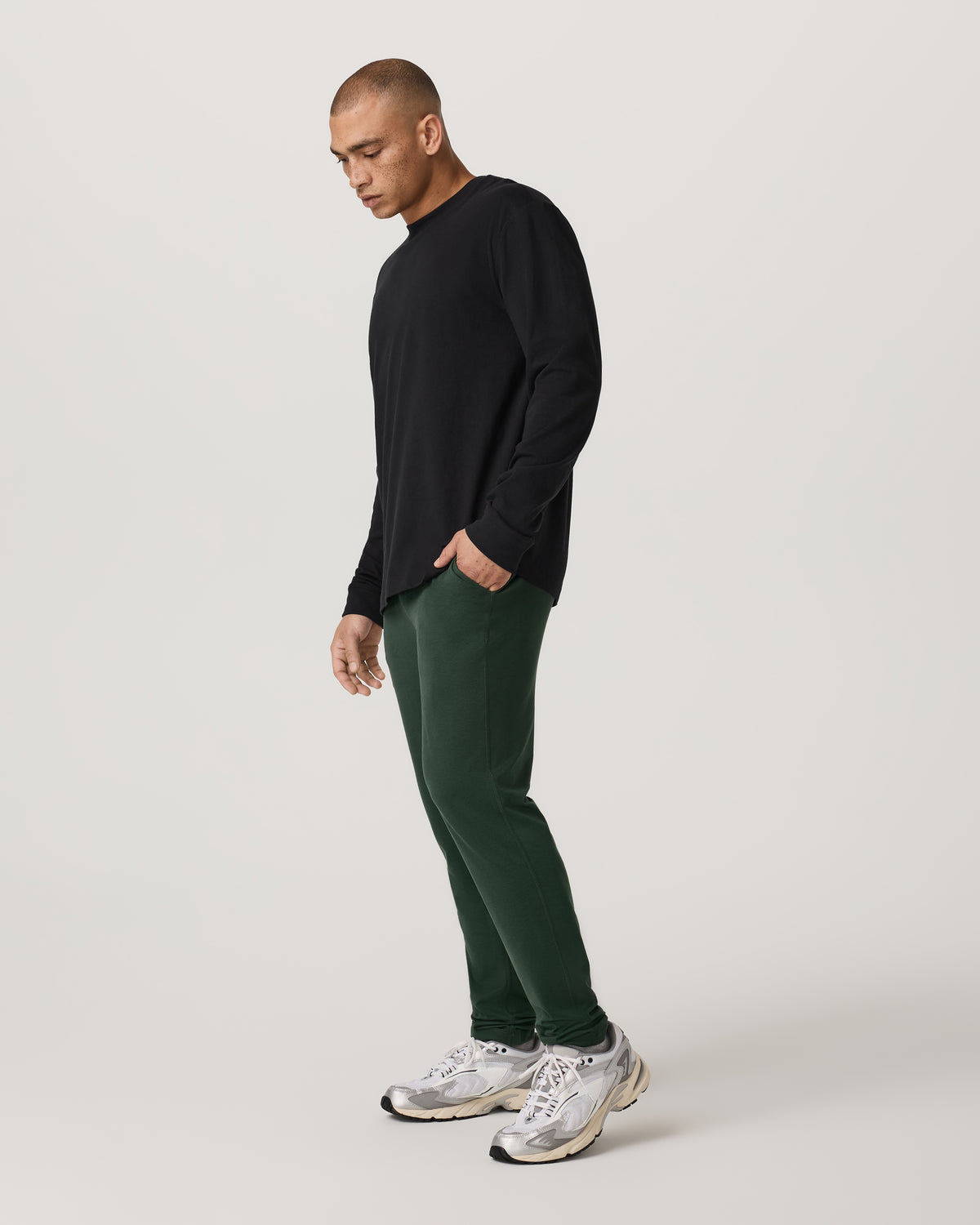 Ponto Performance Pant 30" Men's Spruce Heather Pants | Vuori outlet - US 2137