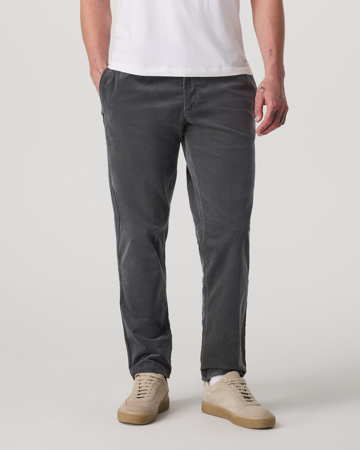 Men's Optimist Elastic Waist Pant Classic Fit Charcoal | Vuori outlet - US 3347